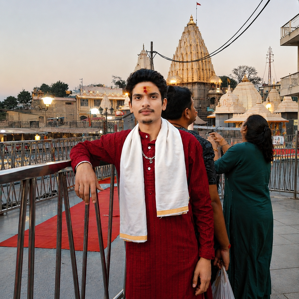 Pandit Ji performing Vedic puja in Ujjain