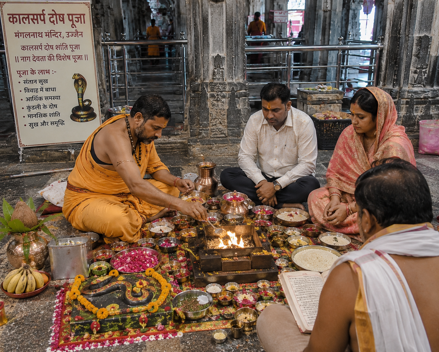 Mangal Dosh And Kaal Sarp Dosh Puja ceremony